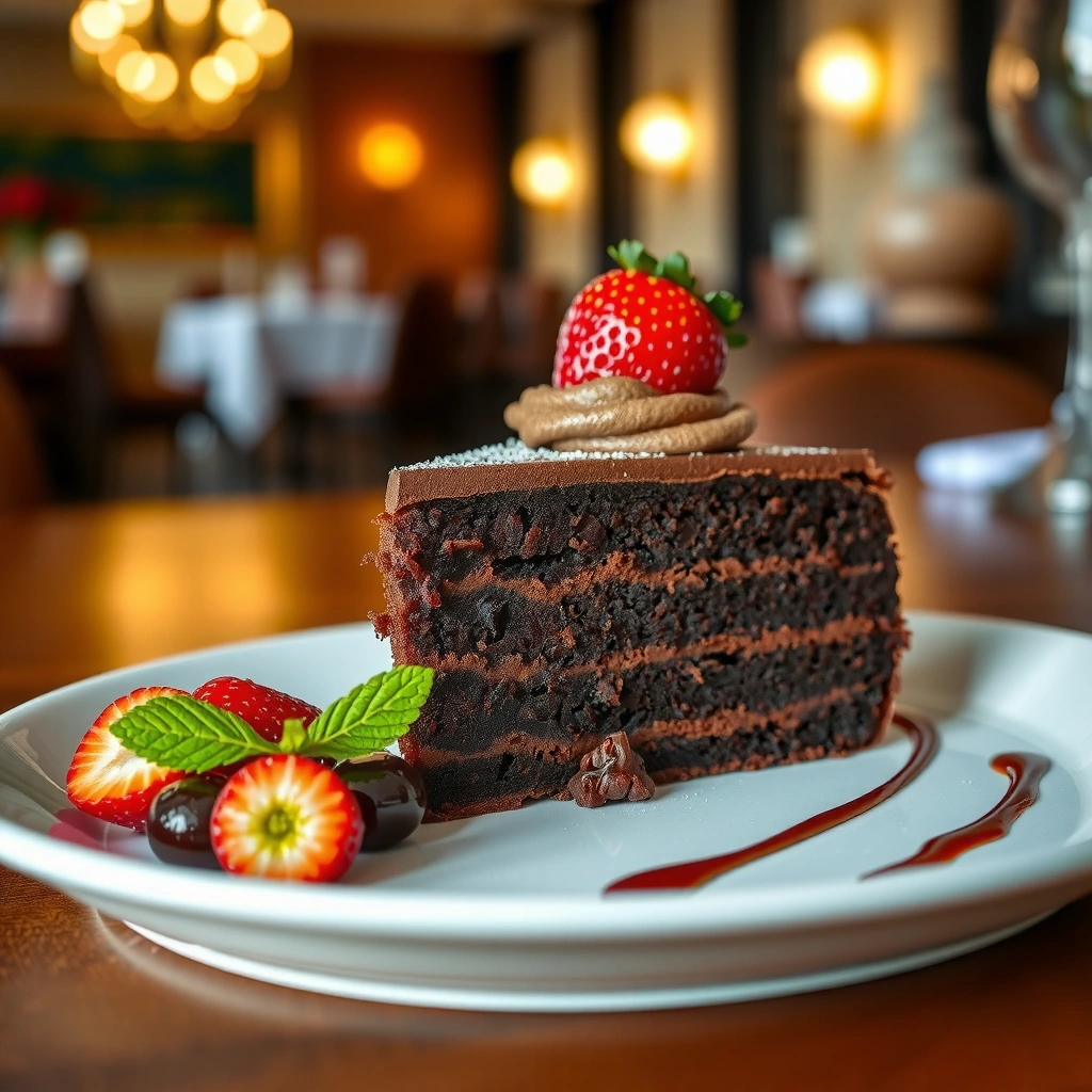 Baking - chocolate cake recipe shot